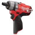 Milwaukee M12 FUEL Li-Ion Cordless Electric 2-Speed Screwdriver — Tool Only, 1/4in. Hex, 1700 RPM, Model# 2402-20