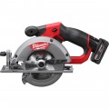 Milwaukee M12 Fuel 5 3/8in. Circular Saw Kit — With 1 Battery, 12 Volt, Model# 2530-21XC