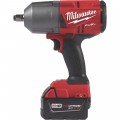 Milwaukee M18 FUEL Cordless High-Torque Impact Wrench Kit with Friction Ring — 1/2in. Drive, 1400 Ft./Lbs. Torque, 2 Batteries, Model# 2767-22