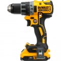 DEWALT 20V MAX XR Li-Ion Brushless Compact Power Tool Set — 1/2in. Drill/Driver & 1/4in. Impact Driver, With 2 Batteries, Model# DCK283D2