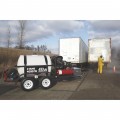 NorthStar Hot Water Commercial Pressure Washer Trailer with 2 Wands — 4,000 PSI, 7.0 GPM, Kohler Engine