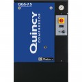 Quincy QGS Rotary Screw Air Compressor — 7.5 HP, 208–230V, 460V, 3-Phase, Floor Mount, Model# 4152005433
