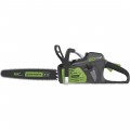 Greenworks Pro 80 Volt Li-Ion Cordless Chainsaw — 18in. Bar, 2Ah, 3/8in. Chain Pitch, Model# GCS80420
