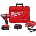 Milwaukee M18 FUEL 3/8in. Mid-Torque Impact Wrench Kit — 2 XC5.0 Extended Capacity Batteries, 600 Ft.-Lbs. Reverse Torque, Model# 2852-22
