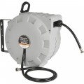 Strongway Retractable Garden Hose Reel with 5/8in. Dia. x 80ft.L Hose — Wall Mount