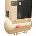 Ingersoll Rand Rotary Screw Compressor — 230 Volts, Single Phase, 5 HP, 18.5 CFM, Model# UP6-5-125