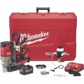 Milwaukee M18 Magnetic Drill — With 2 Batteries, 18 Volt, Model# 2787-22HD