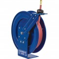 Coxreels Performance Series Compact Hose Reel — With 1/2in. x 30Ft. PVC Hose for Oil, Max. 2,500 PSI, Model# P-MP-430