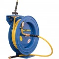 Oil Shield Retractable Air Hose Reel — With 1/2in. x 50ft. Rubber Hose, 300 PSI, Model# OSRHD1250