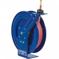 Coxreels Performance Series Compact Hose Reel — With 3/8in. x 35Ft. PVC Hose for Oil, Max. 3,000 PSI, Model# P-MP-335