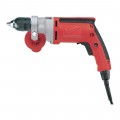 Milwaukee Corded Electric Drill — 1/2in. Keyless Chuck, 8.0 Amp, 850 RPM, Model# 0302-20