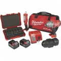 Milwaukee M18 FUEL Li-Ion Cordless 1/2in. Impact Wrench, LED Stick Light and Impact Socket Set, Model# 2767-22SS