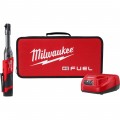 Milwaukee M12 FUEL 1/4in. Extended Reach Ratchet Kit — One Battery, Model# 2559-21