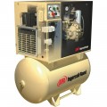 Ingersoll Rand Rotary Screw Compressor w/Total Air System — 200 Volts, 3-Phase, 15 HP, 55 CFM, Model# UP6-15cTAS-125