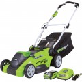 Greenworks G-MAX 40V Cordless Lawn Mower — 16in. Deck, Model# 25322