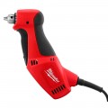 Milwaukee Close Quarter Corded Electric Angle Drill — 3/8in. Chuck, 3.5 Amp, 1,300 RPM, Model# 0370-20